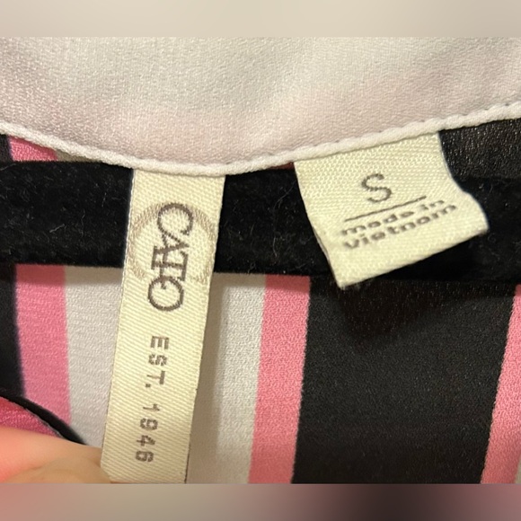 Black And Pink Cato Shirt - Picture 2 of 3
